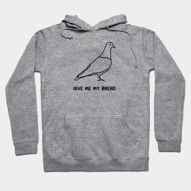 Pigeon Bread Hoodie by renzkarlo